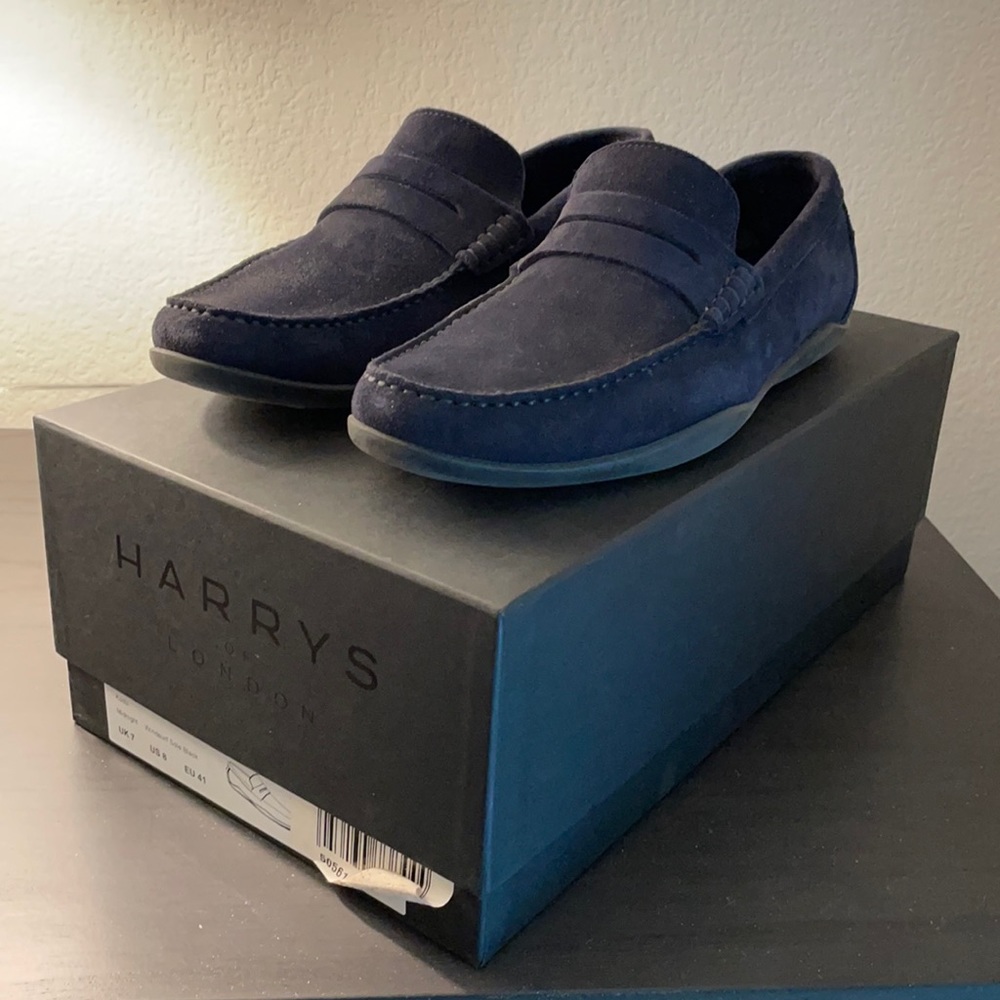 Harry’s Of London - Basel Kudu Suede Loafers - 8